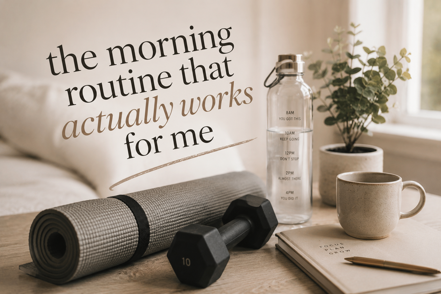 The morning routine that actually works